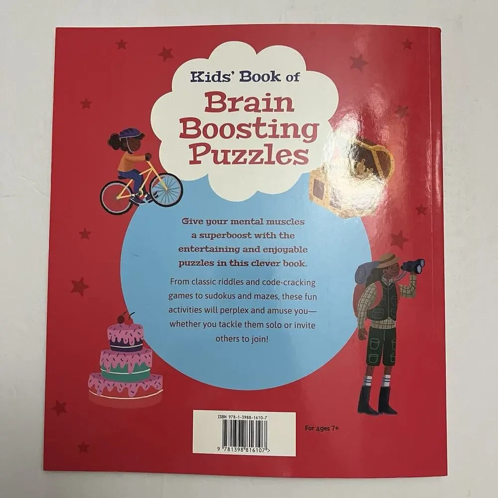 Ivy Finnegan Kids Book of Brain Boosting Puzzles Paperback